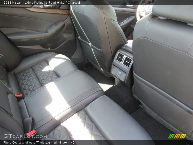 Pearl White / Charcoal 2018 Nissan Maxima Platinum