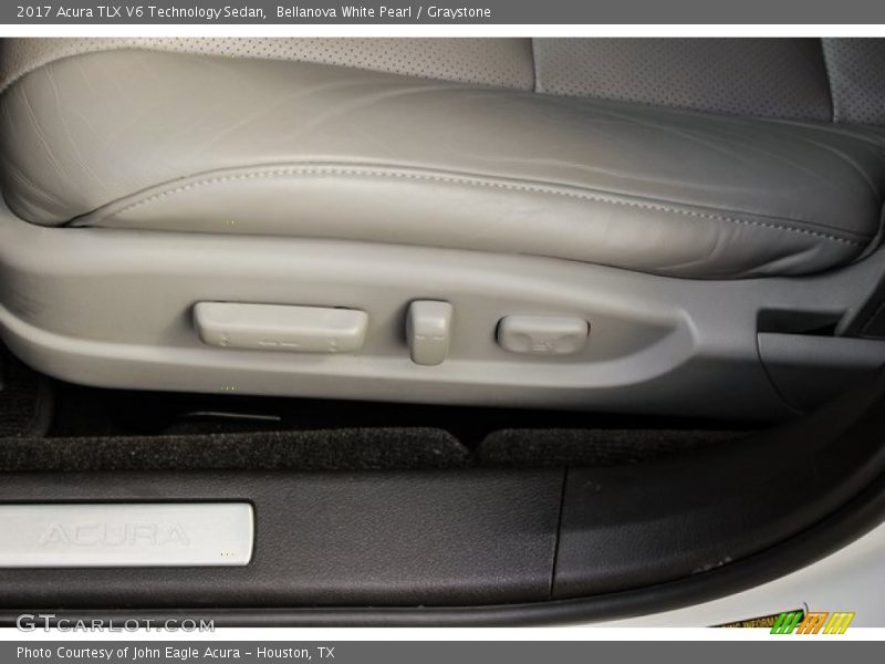 Bellanova White Pearl / Graystone 2017 Acura TLX V6 Technology Sedan