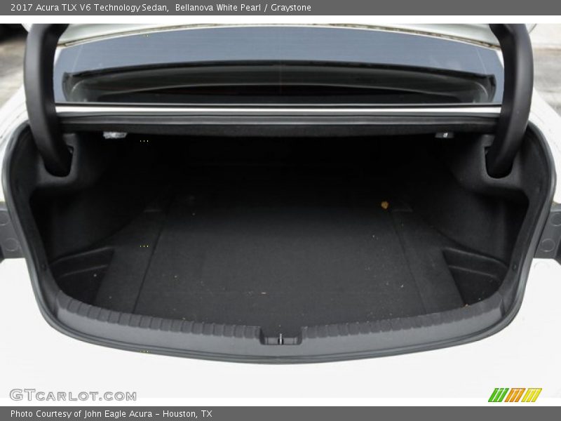 Bellanova White Pearl / Graystone 2017 Acura TLX V6 Technology Sedan