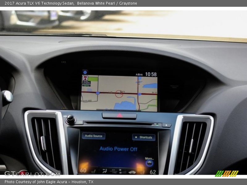 Bellanova White Pearl / Graystone 2017 Acura TLX V6 Technology Sedan