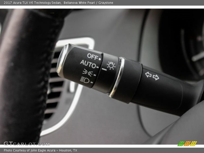 Bellanova White Pearl / Graystone 2017 Acura TLX V6 Technology Sedan