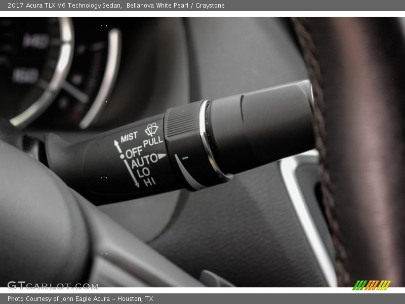 Bellanova White Pearl / Graystone 2017 Acura TLX V6 Technology Sedan