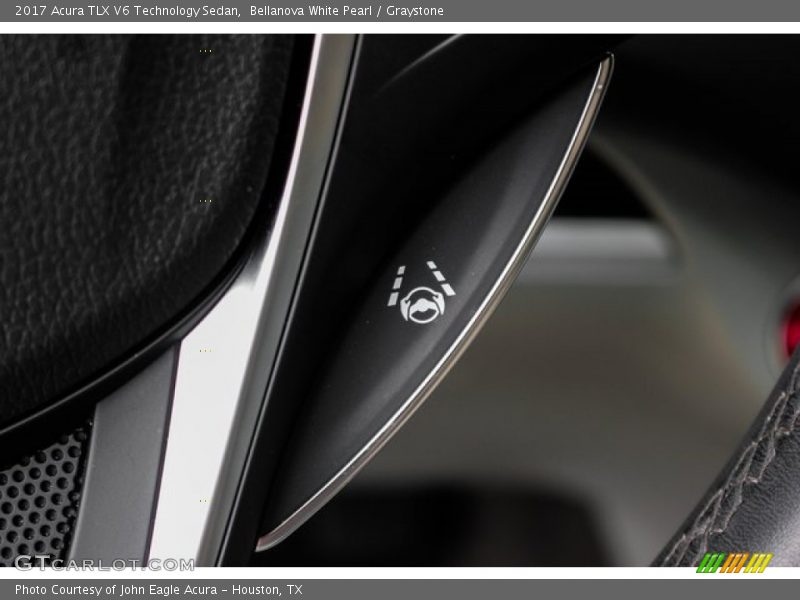 Bellanova White Pearl / Graystone 2017 Acura TLX V6 Technology Sedan