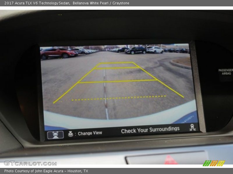 Bellanova White Pearl / Graystone 2017 Acura TLX V6 Technology Sedan
