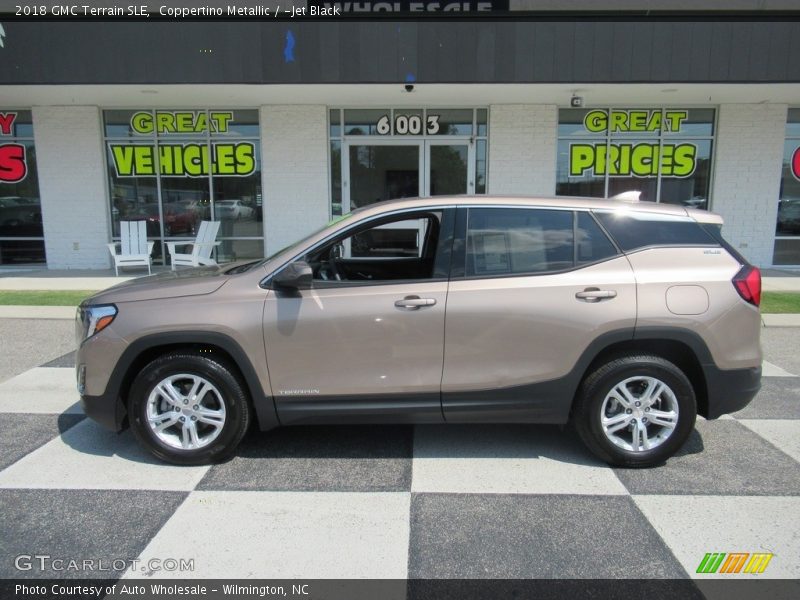 Coppertino Metallic / ­Jet Black 2018 GMC Terrain SLE