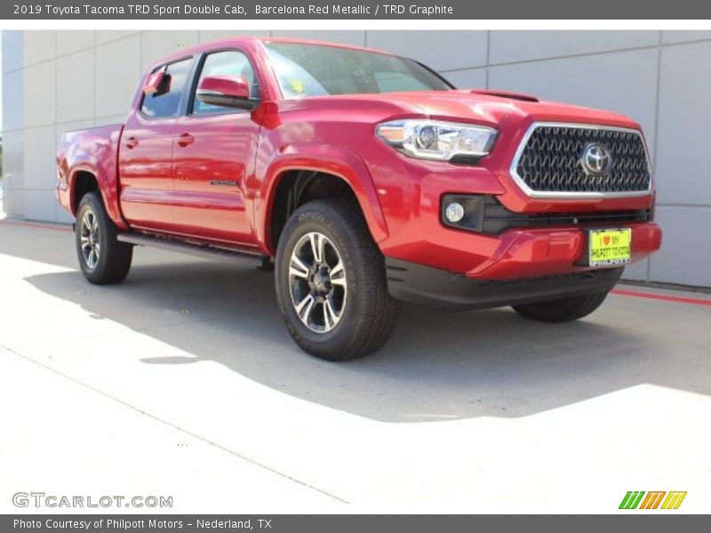 Front 3/4 View of 2019 Tacoma TRD Sport Double Cab