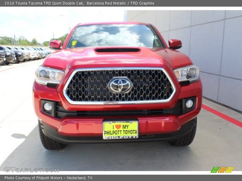 Barcelona Red Metallic / TRD Graphite 2019 Toyota Tacoma TRD Sport Double Cab