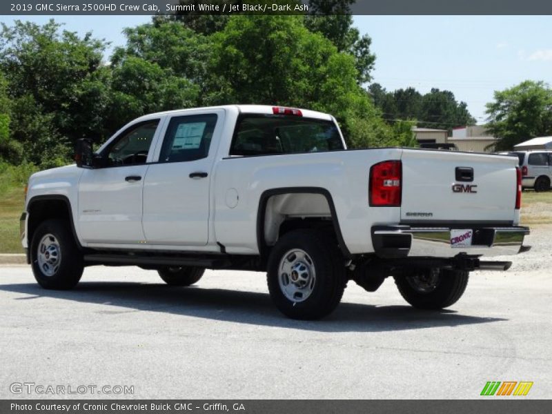 Summit White / Jet Black/­Dark Ash 2019 GMC Sierra 2500HD Crew Cab