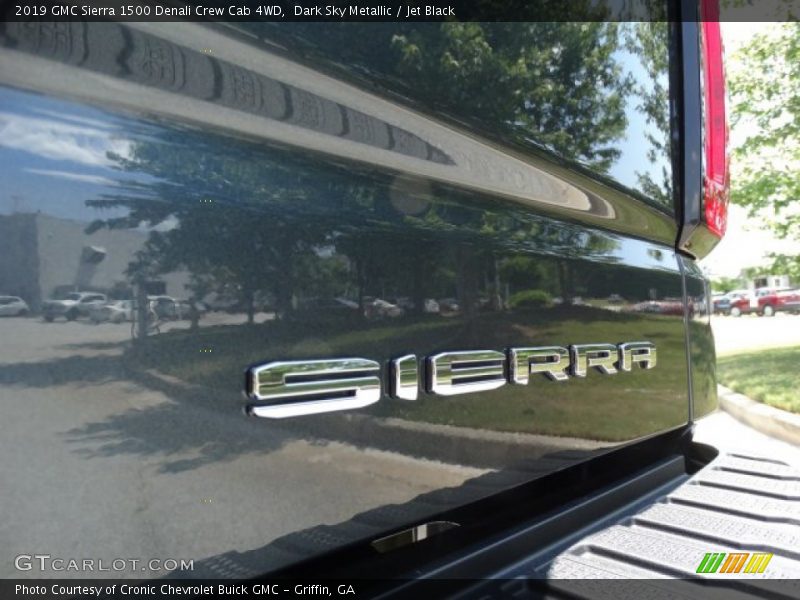 Dark Sky Metallic / Jet Black 2019 GMC Sierra 1500 Denali Crew Cab 4WD