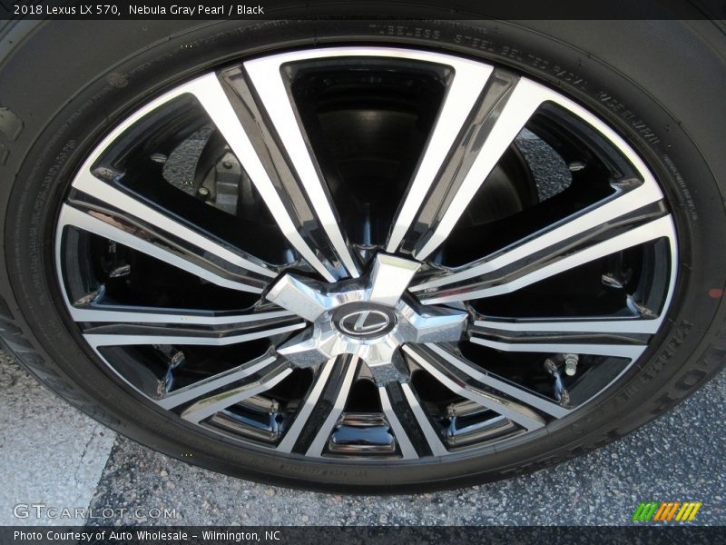 Nebula Gray Pearl / Black 2018 Lexus LX 570