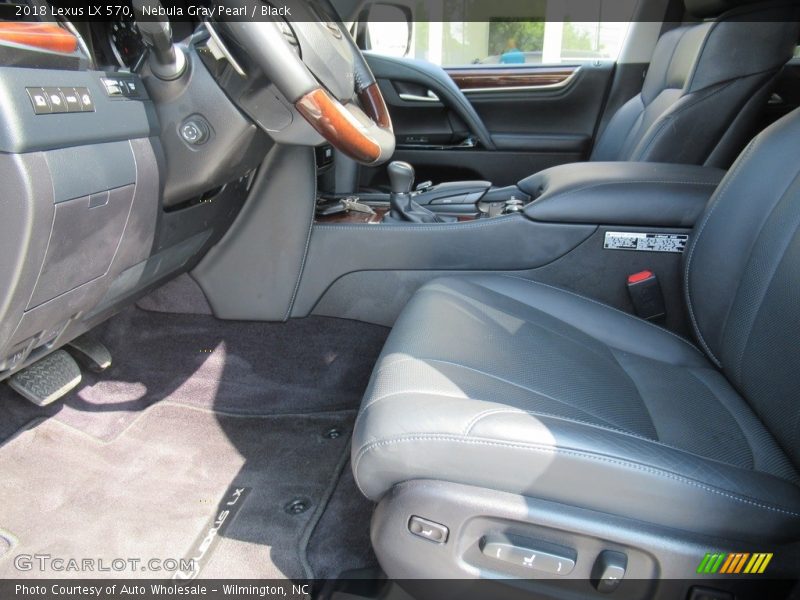 Nebula Gray Pearl / Black 2018 Lexus LX 570