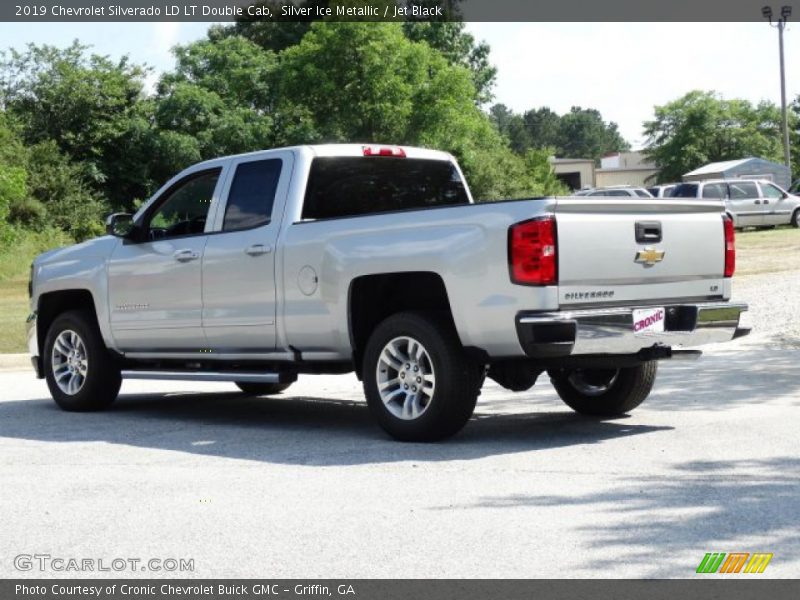 Silver Ice Metallic / Jet Black 2019 Chevrolet Silverado LD LT Double Cab