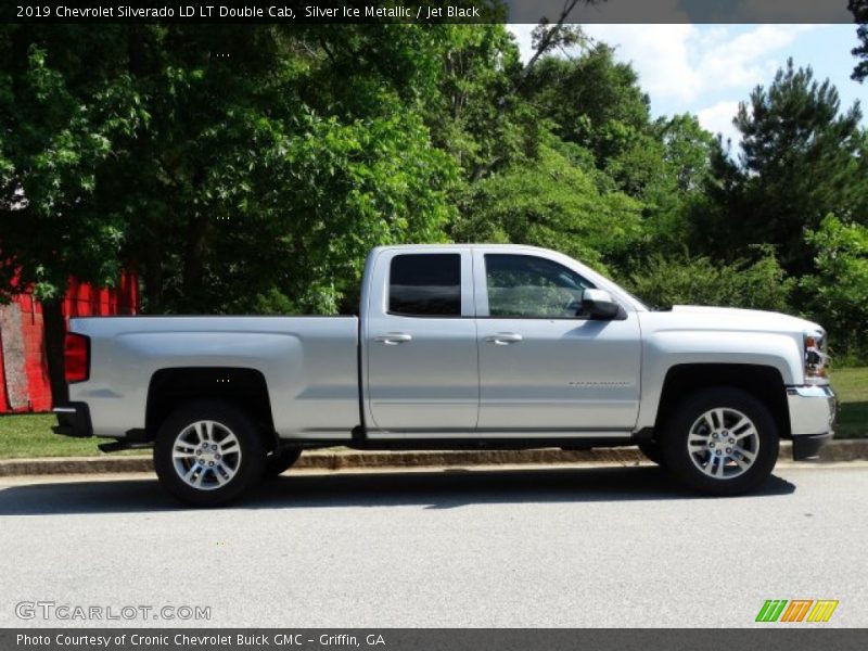 Silver Ice Metallic / Jet Black 2019 Chevrolet Silverado LD LT Double Cab