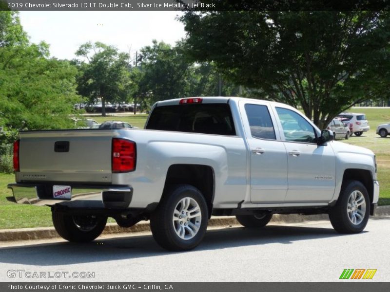 Silver Ice Metallic / Jet Black 2019 Chevrolet Silverado LD LT Double Cab