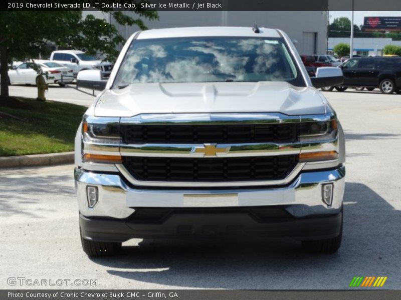 Silver Ice Metallic / Jet Black 2019 Chevrolet Silverado LD LT Double Cab