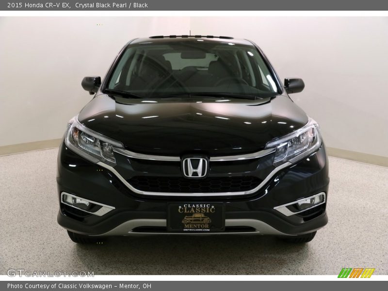 Crystal Black Pearl / Black 2015 Honda CR-V EX