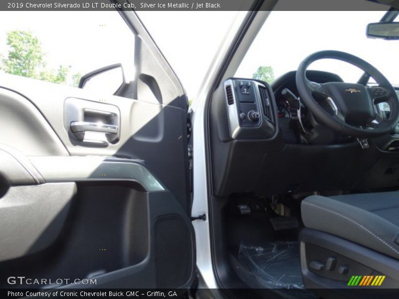 Silver Ice Metallic / Jet Black 2019 Chevrolet Silverado LD LT Double Cab