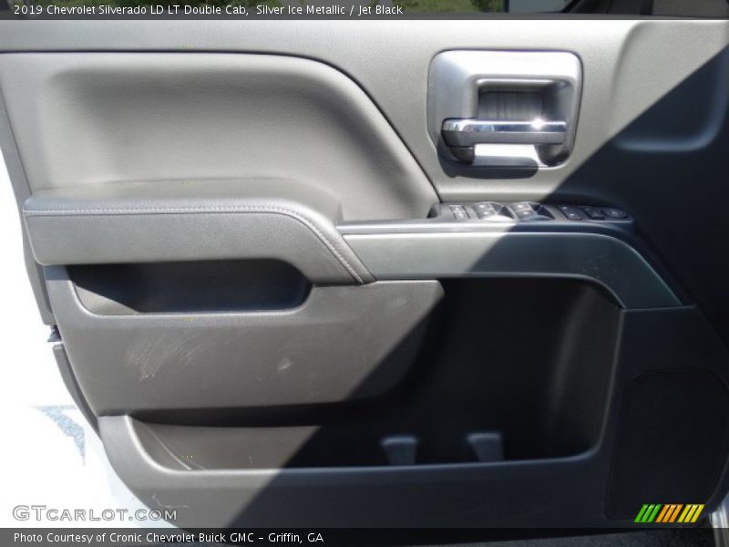 Silver Ice Metallic / Jet Black 2019 Chevrolet Silverado LD LT Double Cab
