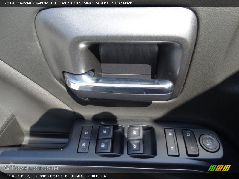 Silver Ice Metallic / Jet Black 2019 Chevrolet Silverado LD LT Double Cab