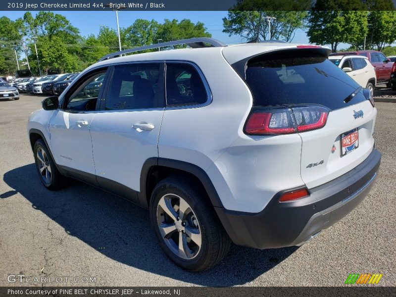 Bright White / Black 2019 Jeep Cherokee Limited 4x4