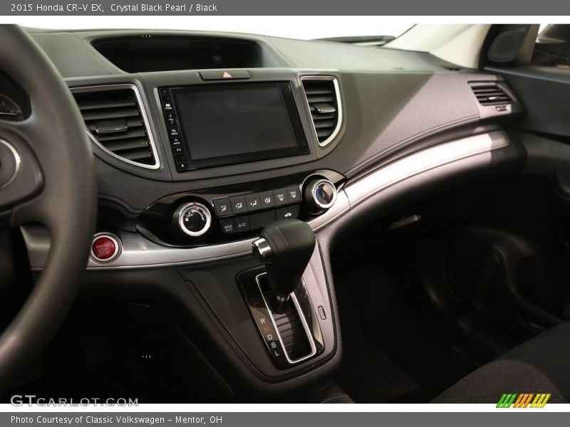 Crystal Black Pearl / Black 2015 Honda CR-V EX