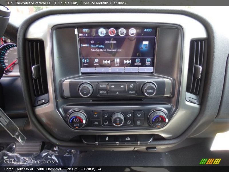 Silver Ice Metallic / Jet Black 2019 Chevrolet Silverado LD LT Double Cab
