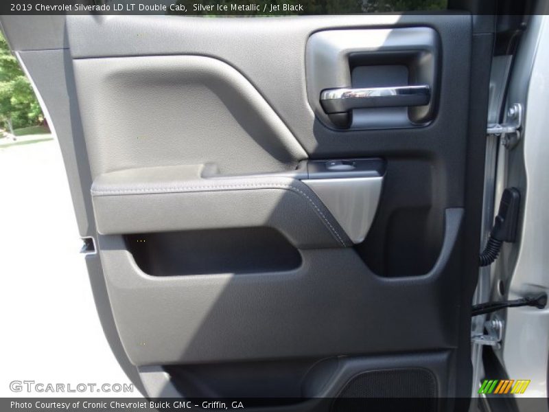 Silver Ice Metallic / Jet Black 2019 Chevrolet Silverado LD LT Double Cab