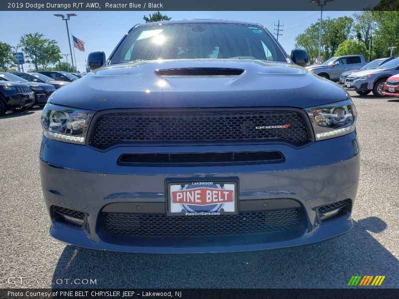 Reactor Blue / Black 2019 Dodge Durango R/T AWD