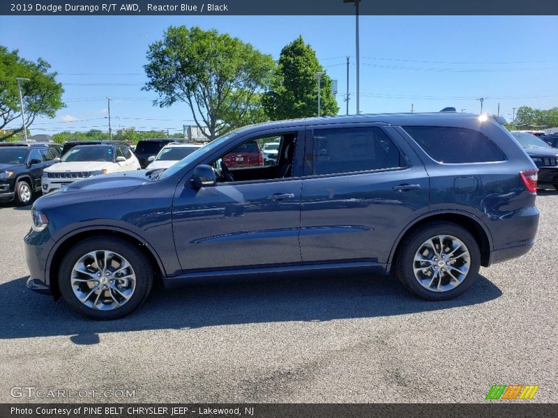 Reactor Blue / Black 2019 Dodge Durango R/T AWD