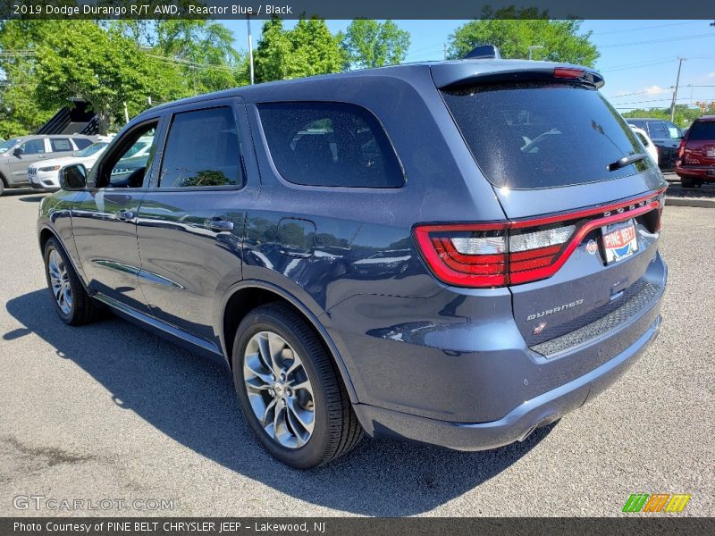 Reactor Blue / Black 2019 Dodge Durango R/T AWD