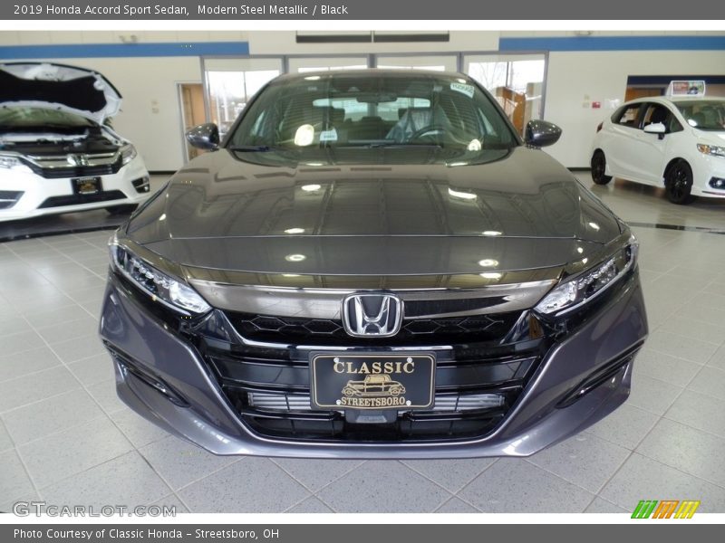 Modern Steel Metallic / Black 2019 Honda Accord Sport Sedan