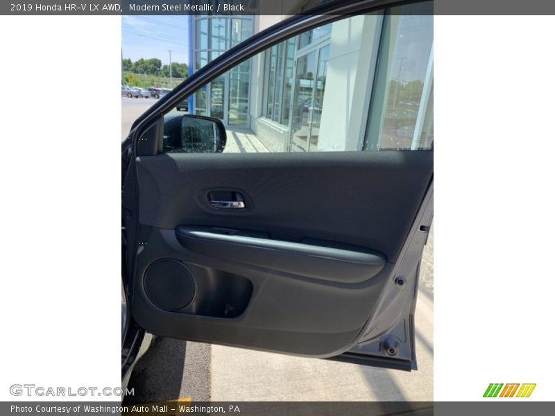 Modern Steel Metallic / Black 2019 Honda HR-V LX AWD