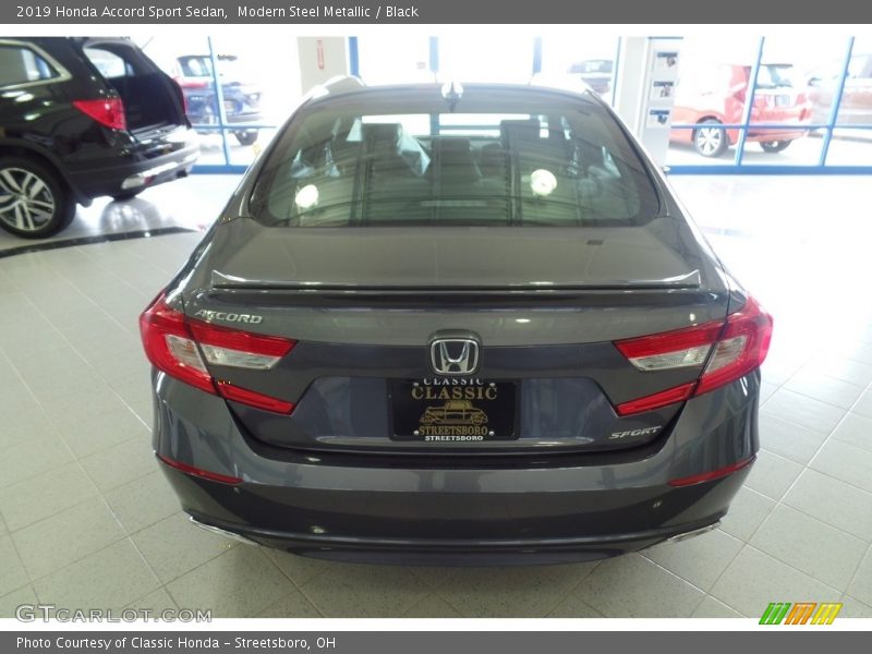 Modern Steel Metallic / Black 2019 Honda Accord Sport Sedan