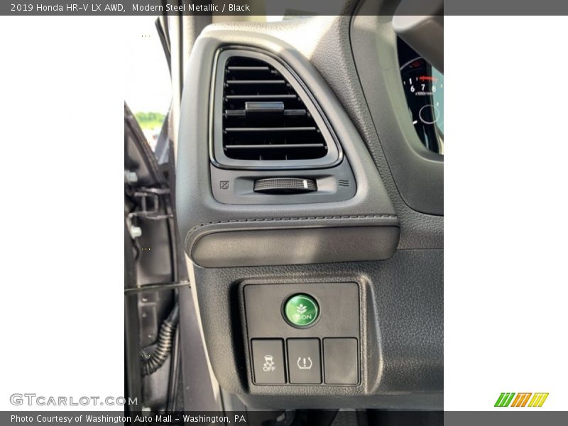 Modern Steel Metallic / Black 2019 Honda HR-V LX AWD