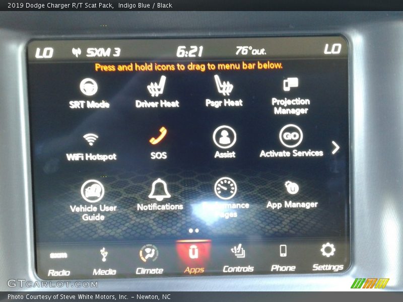 Indigo Blue / Black 2019 Dodge Charger R/T Scat Pack