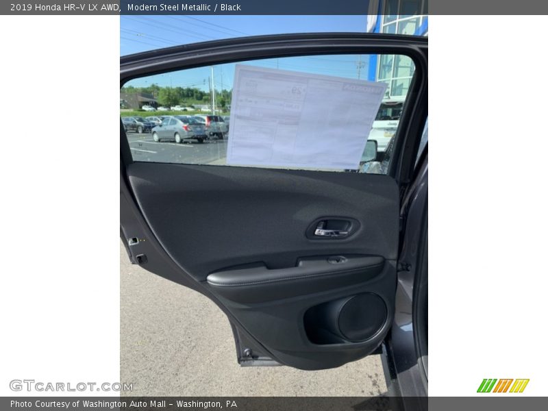 Modern Steel Metallic / Black 2019 Honda HR-V LX AWD