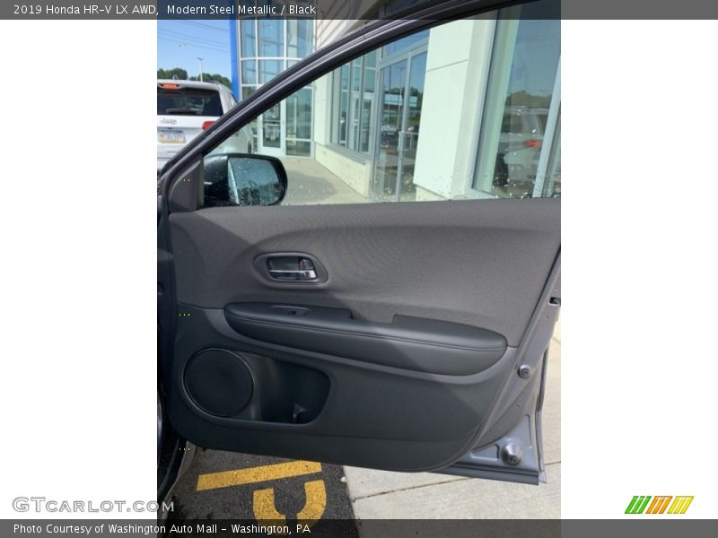 Modern Steel Metallic / Black 2019 Honda HR-V LX AWD