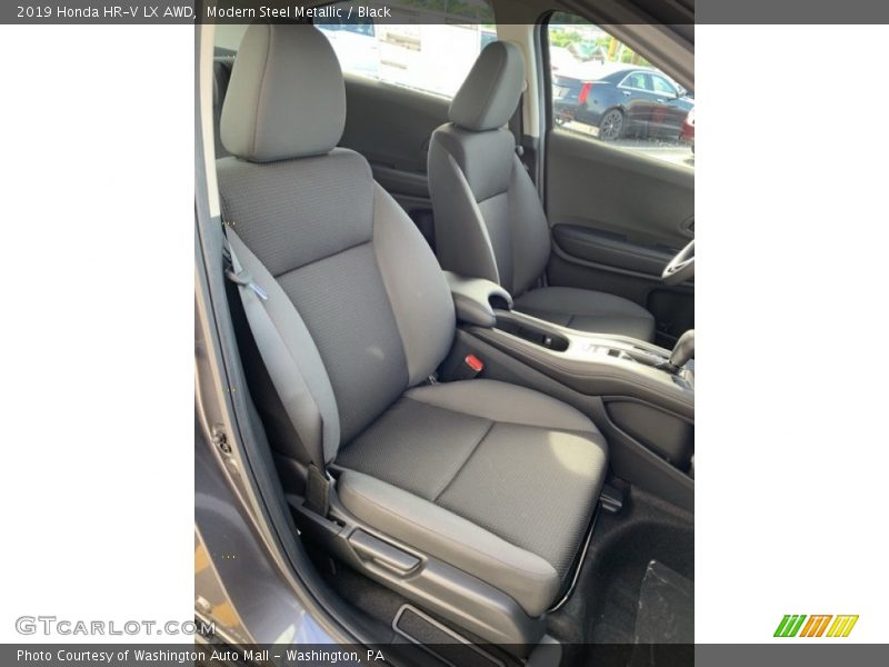 Modern Steel Metallic / Black 2019 Honda HR-V LX AWD