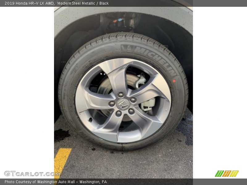 Modern Steel Metallic / Black 2019 Honda HR-V LX AWD