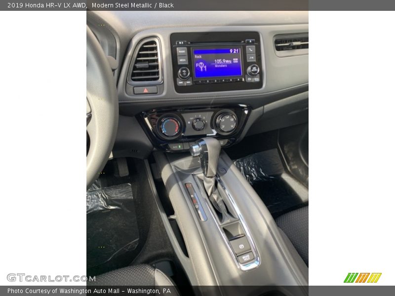 Modern Steel Metallic / Black 2019 Honda HR-V LX AWD