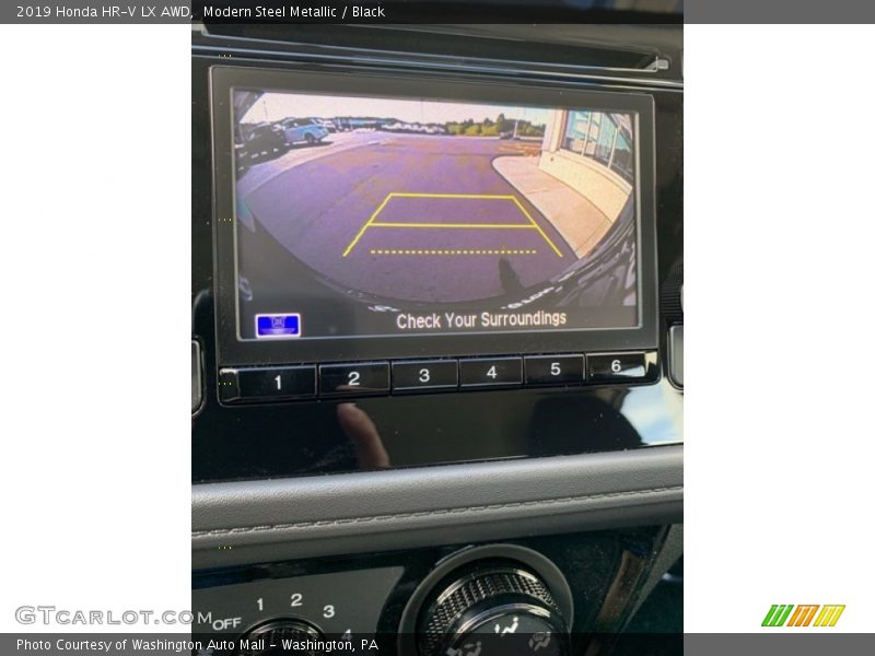 Modern Steel Metallic / Black 2019 Honda HR-V LX AWD
