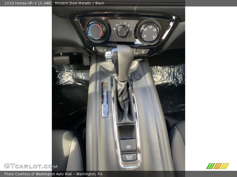 Modern Steel Metallic / Black 2019 Honda HR-V LX AWD