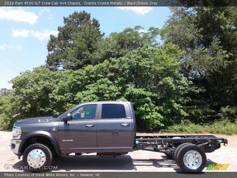 Granite Crystal Metallic / Black/Diesel Gray 2019 Ram 4500 SLT Crew Cab 4x4 Chassis