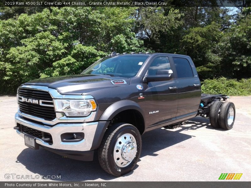 Granite Crystal Metallic / Black/Diesel Gray 2019 Ram 4500 SLT Crew Cab 4x4 Chassis