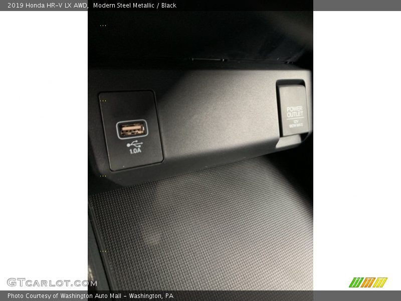 Modern Steel Metallic / Black 2019 Honda HR-V LX AWD