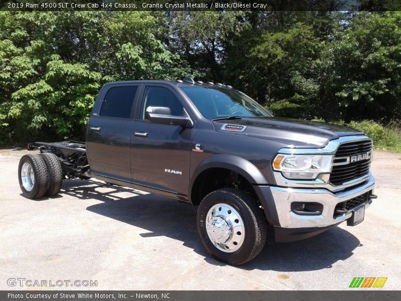 Granite Crystal Metallic / Black/Diesel Gray 2019 Ram 4500 SLT Crew Cab 4x4 Chassis