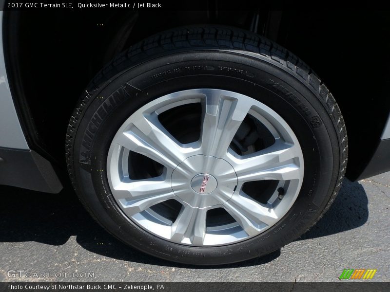 Quicksilver Metallic / Jet Black 2017 GMC Terrain SLE