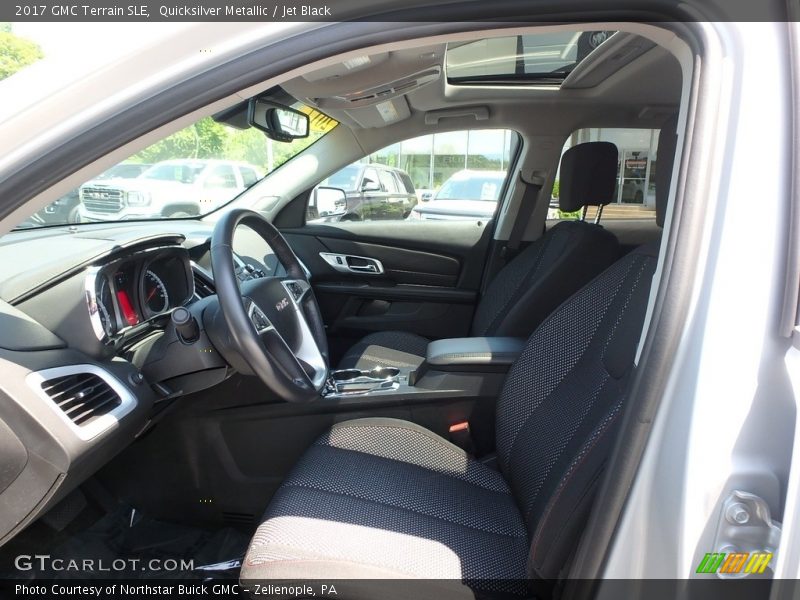 Quicksilver Metallic / Jet Black 2017 GMC Terrain SLE