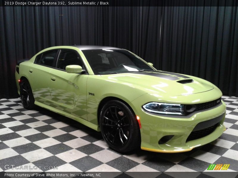 Sublime Metallic / Black 2019 Dodge Charger Daytona 392