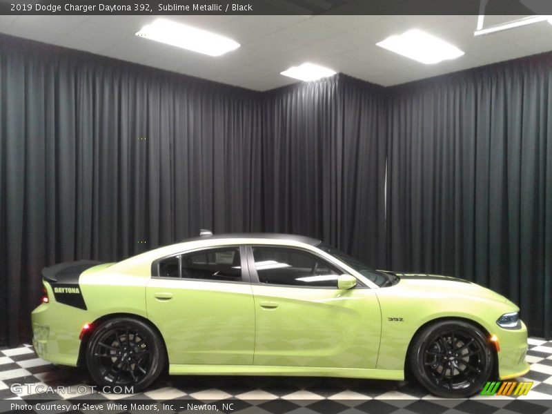 Sublime Metallic / Black 2019 Dodge Charger Daytona 392